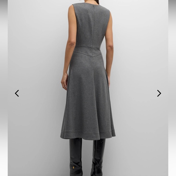 Veronica beard Karrigan Sleeveless A-Line Midi Dress - Picture 3 of 7